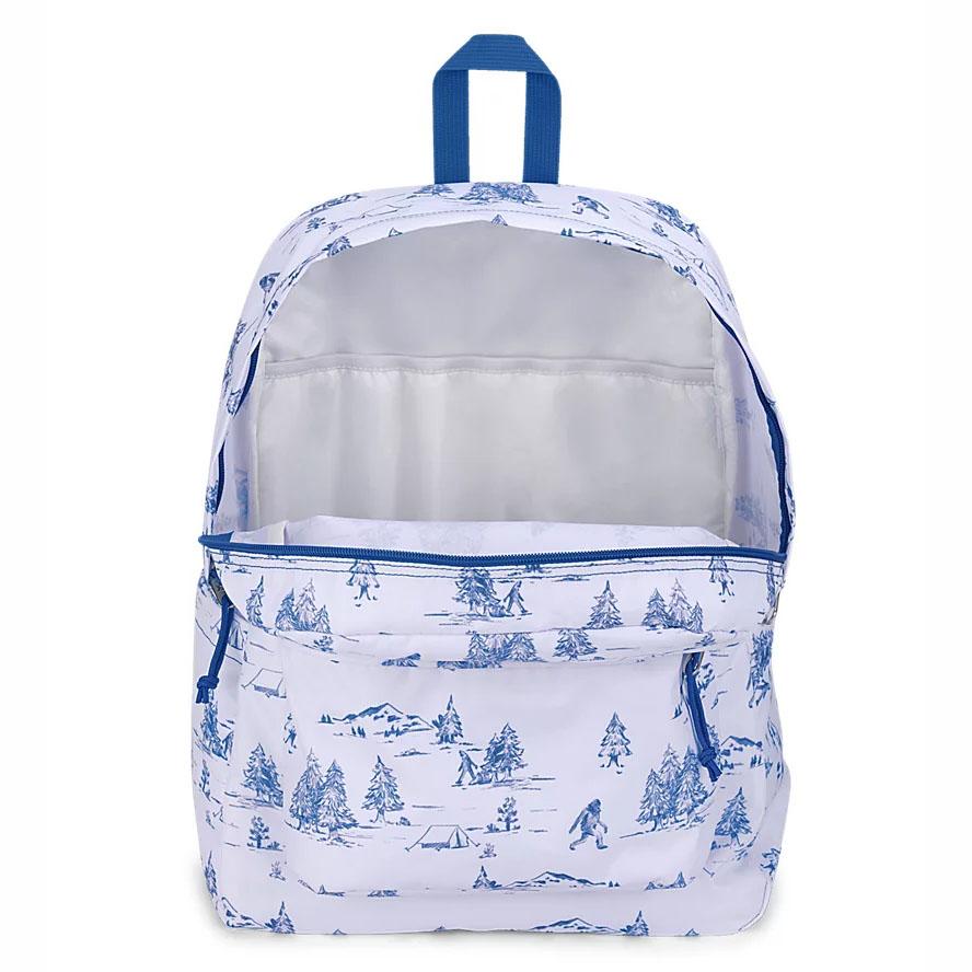 Sac à Dos Ordinateur JanSport SuperBreak? Plus Blanche Bleu | BWH-19470803